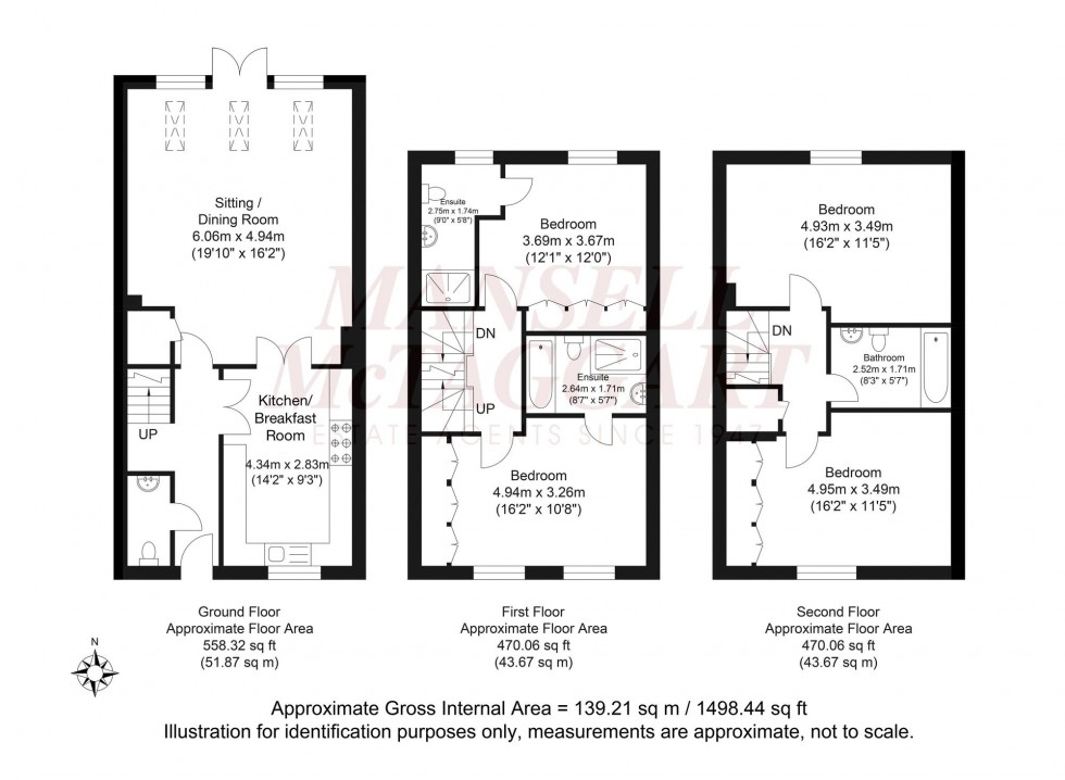 Floorplan for Ellis Road, Broadbridge Heath, RH12