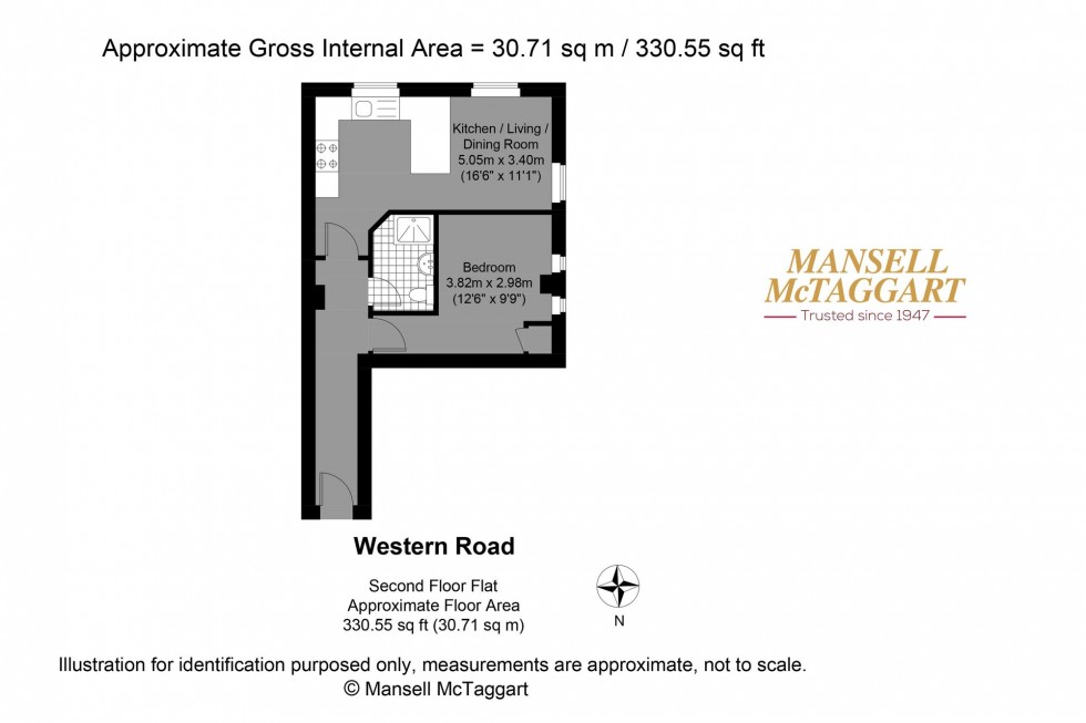 Floorplan for Western Road, Brighton, BN1