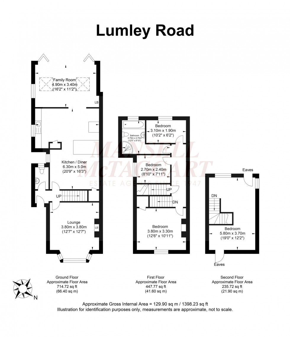 Floorplan for Lumley Road, Horley, RH6