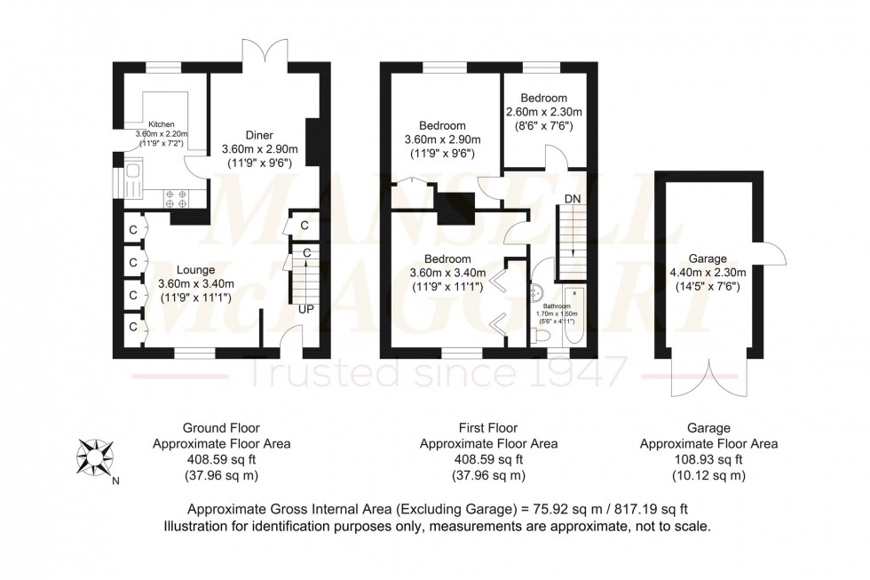 Floorplan for South Street, Crowborough, TN6