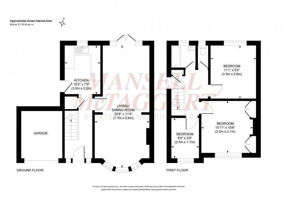 Floorplan for Leylands Road, Burgess Hill, RH15