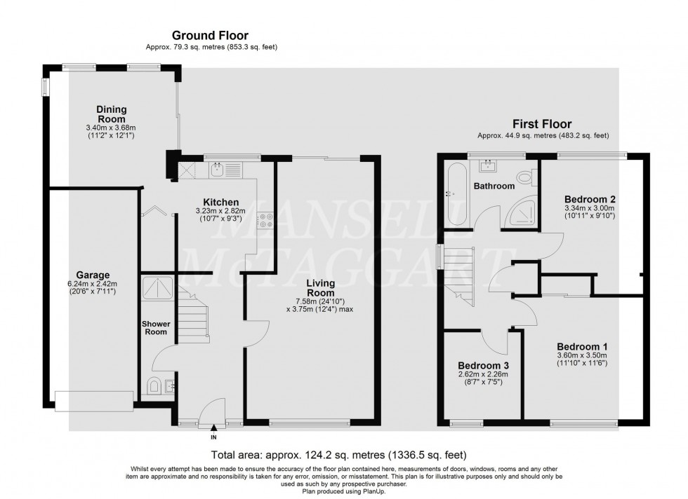 Floorplan for Freshfield Bank, Forest Row, RH18