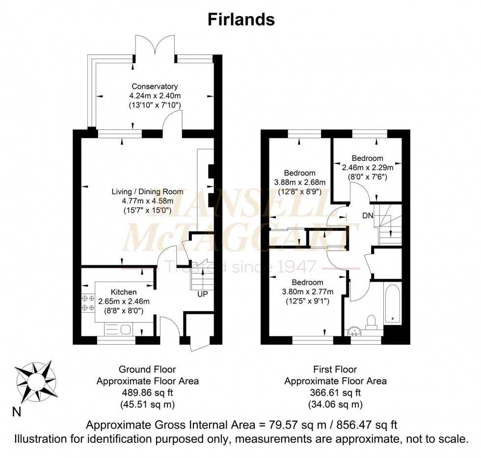 Floorplan for Firlands, Horley, RH6