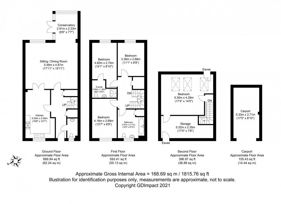 Floorplan for Tannery Gardens, Lingfield, RH7