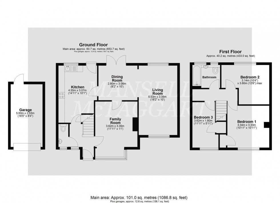 Floorplan for Climping Road, Crawley, RH11