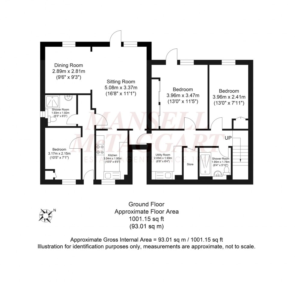 Floorplan for High Street, Hartfield, TN7