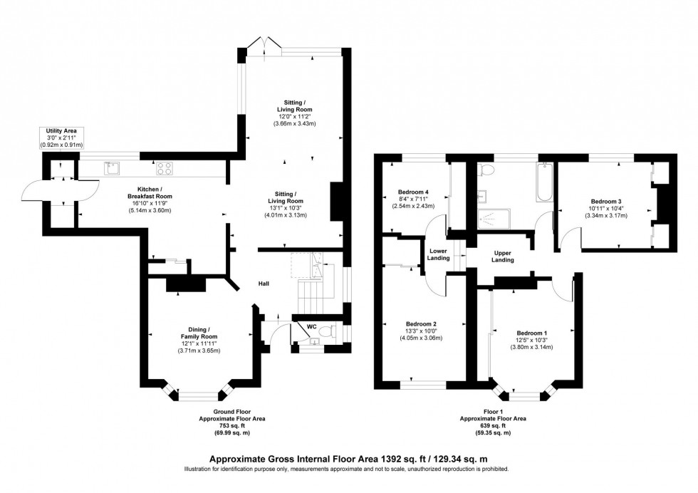 Floorplan for Eastern Road, Wivelsfield Green, RH17