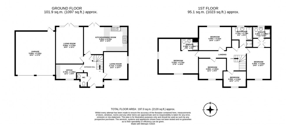 Floorplan for Birches View, Felbridge, RH19