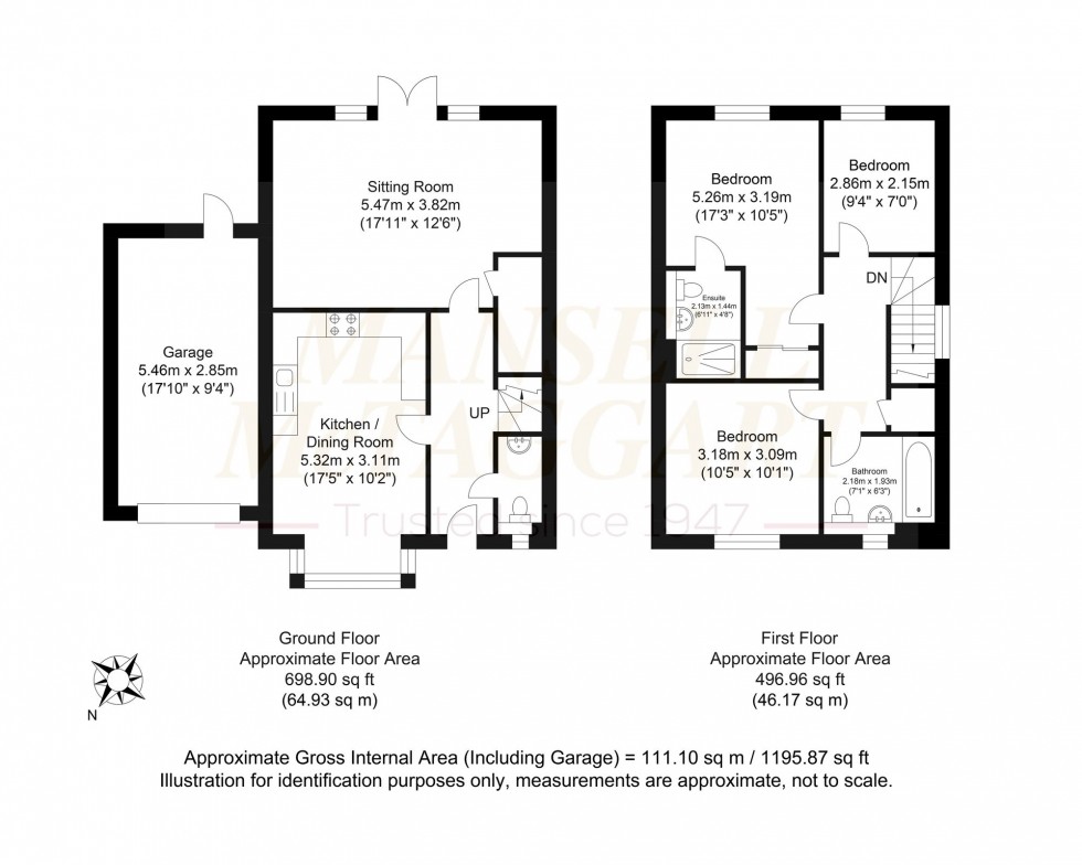 Floorplan for Watermeadow Lane, Storrington, RH20