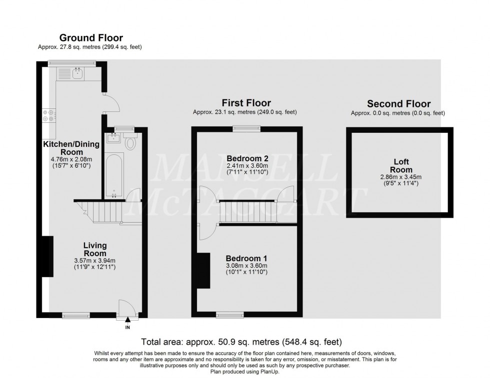 Floorplan for Church Road, Worth, RH10