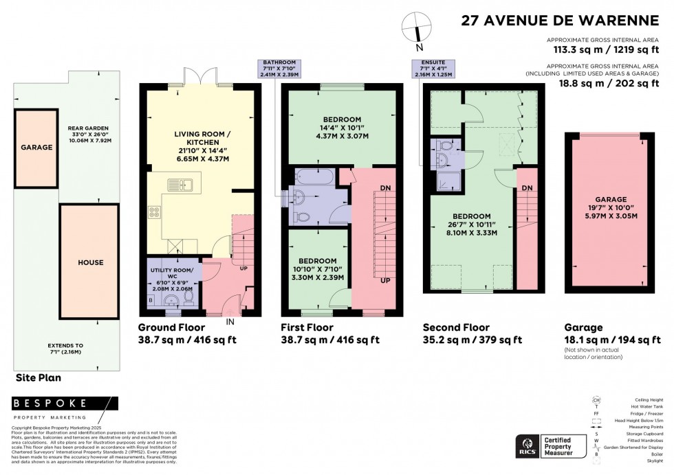 Floorplan for Avenue De Warenne, Hassocks, BN6