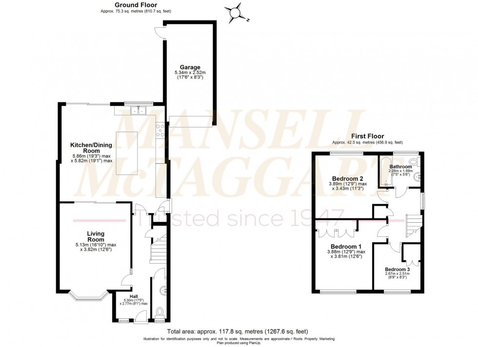 Floorplan for Oldaker Road, Newick, BN8