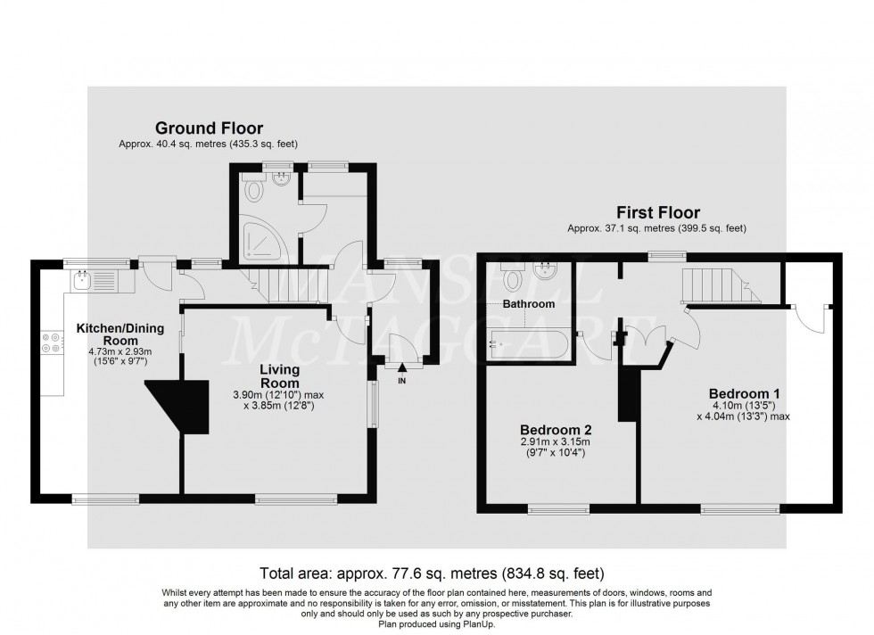 Floorplan for Upper Close, Forest Row, RH18