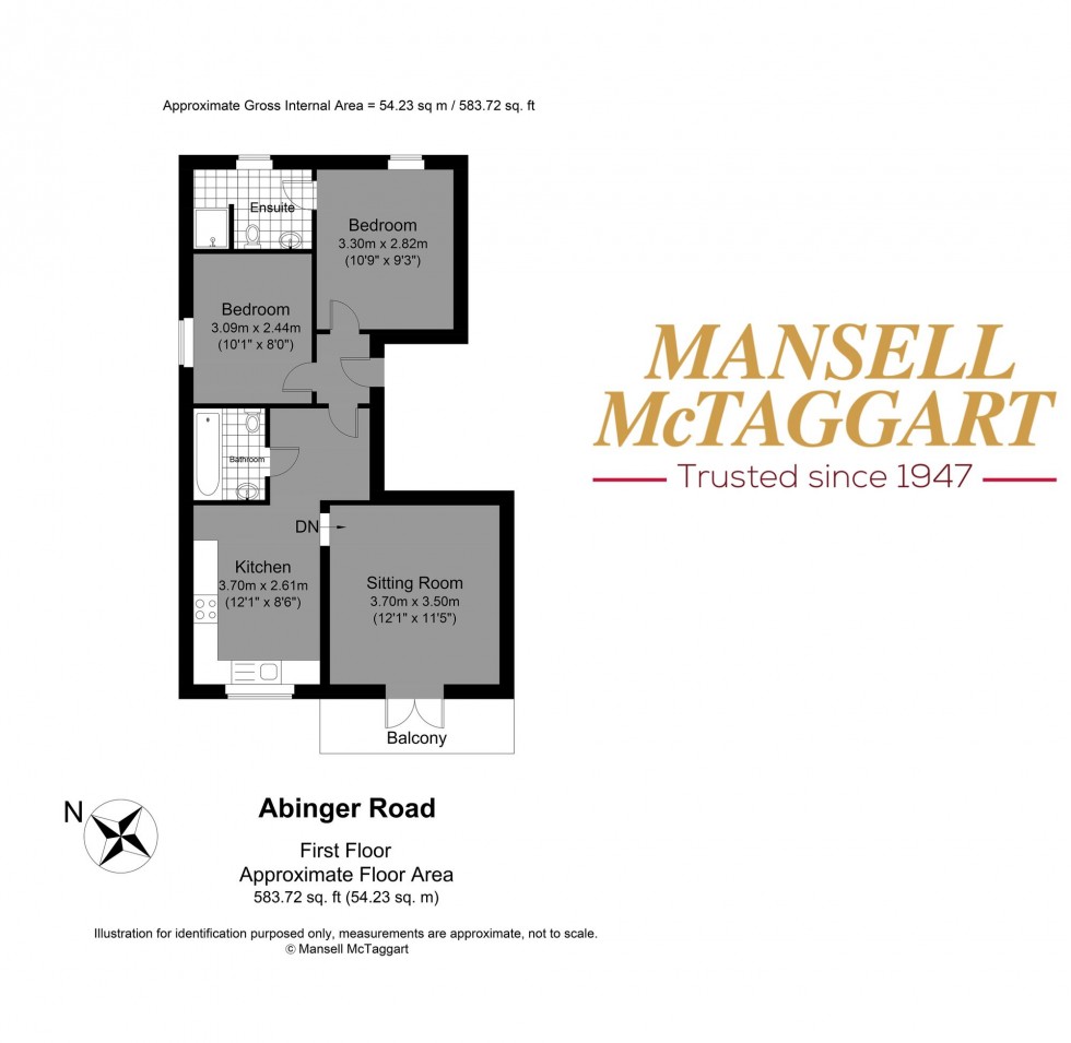 Floorplan for Abinger Road, Portslade, BN41