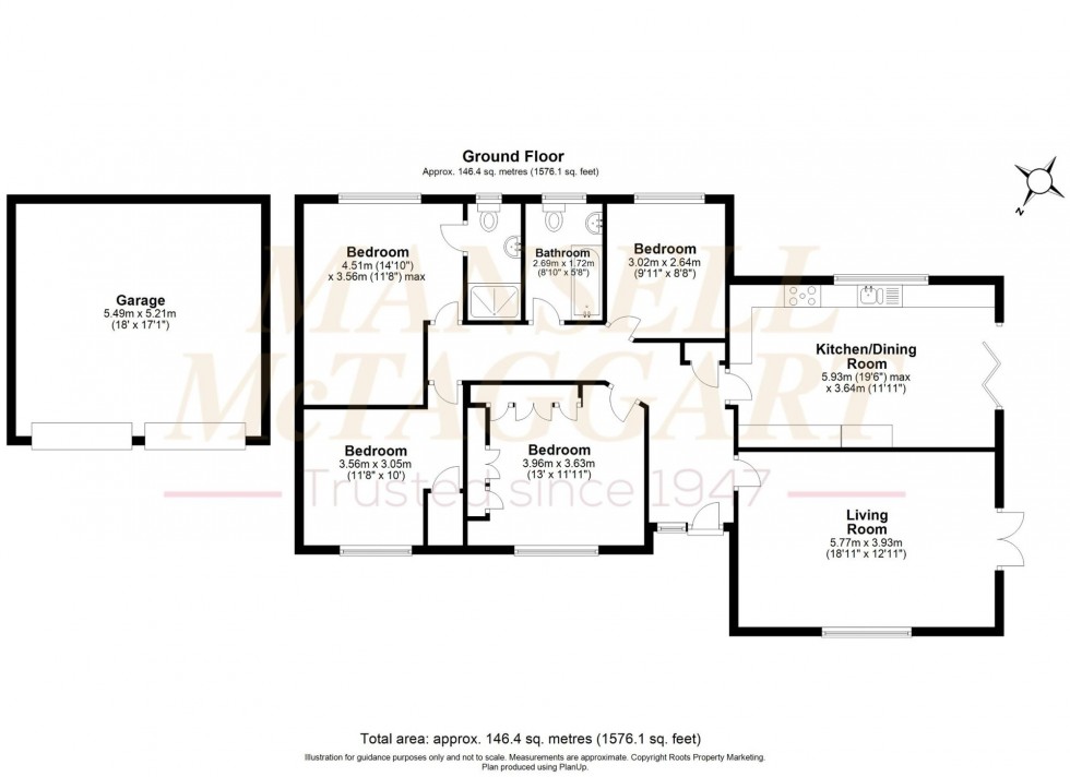 Floorplan for Harmers Hill, Newick, BN8