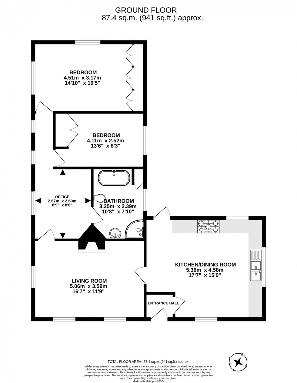 Floorplan for East Street, Turners Hill, RH10