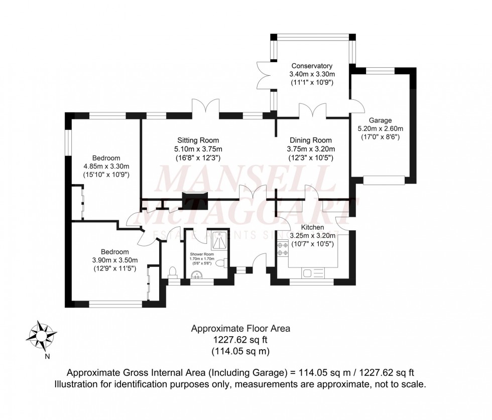 Floorplan for Trundle Mead, Horsham, RH12