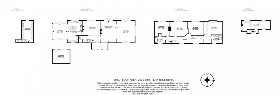 Floorplan for Cansiron Lane, Ashurst Wood, RH19