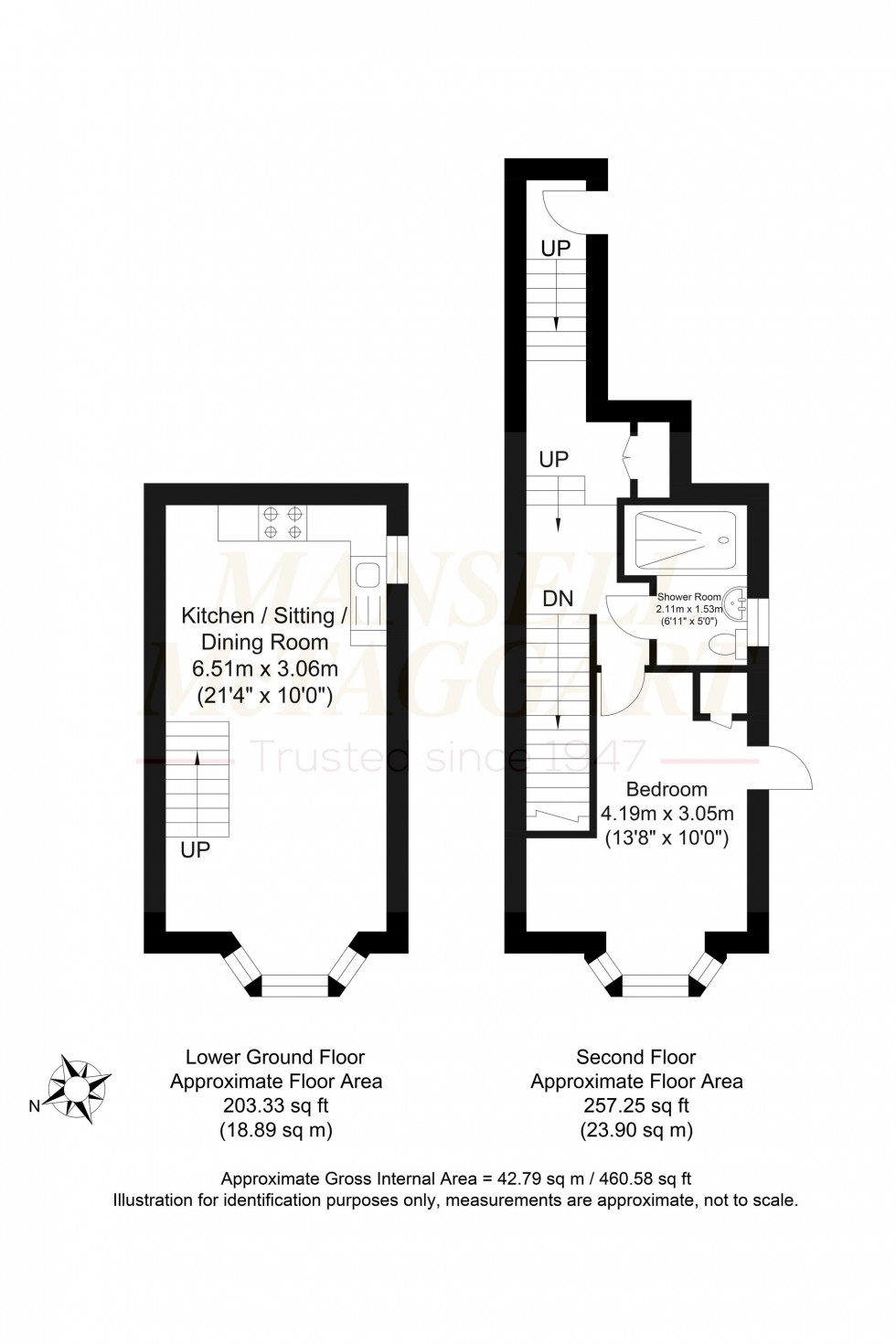 Floorplan for Lansdowne Place, Hove, BN3