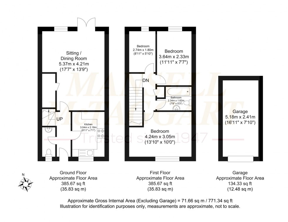 Floorplan for Cootham Green, Cootham, RH20