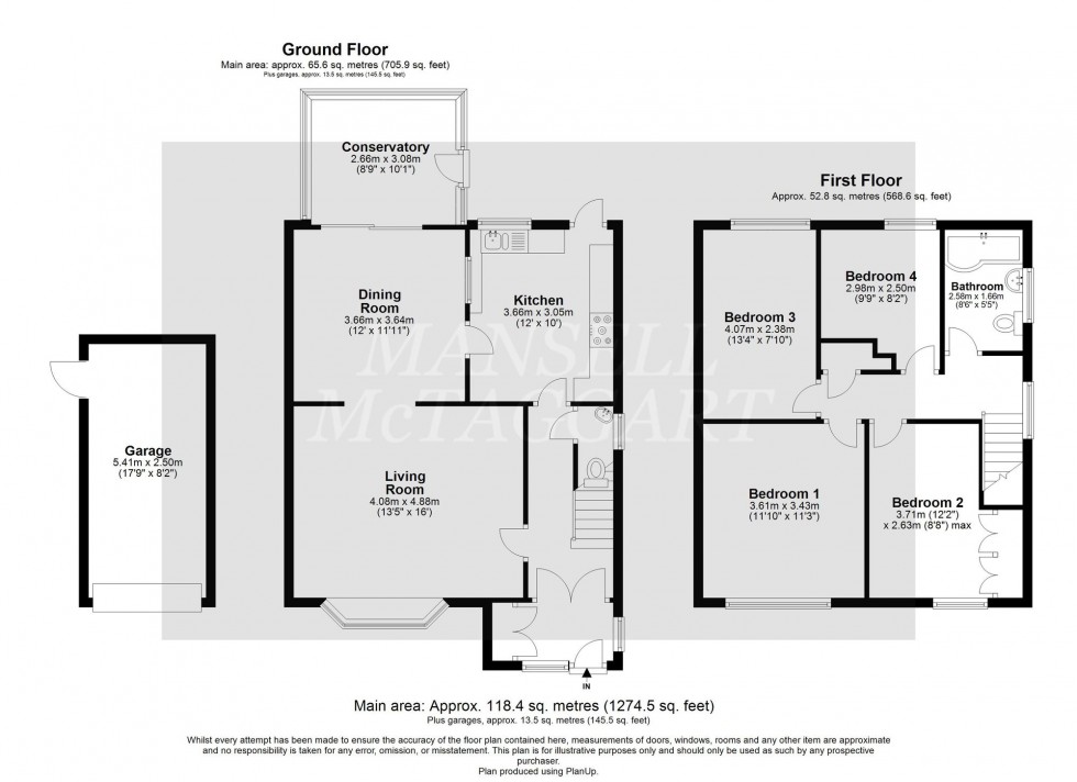 Floorplan for Lambourne Close, Crawley, RH10