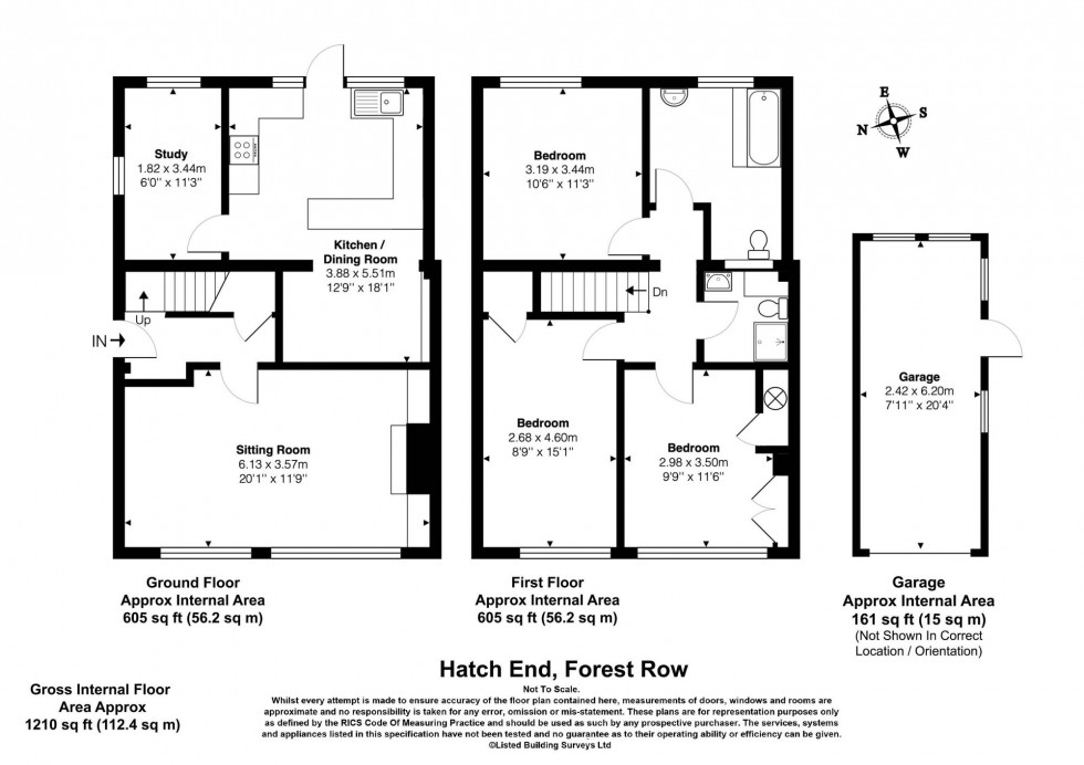 Floorplan for Hatch End, Forest Row, RH18