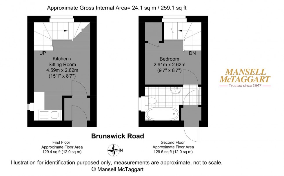 Floorplan for Brunswick Road, Hove, BN3