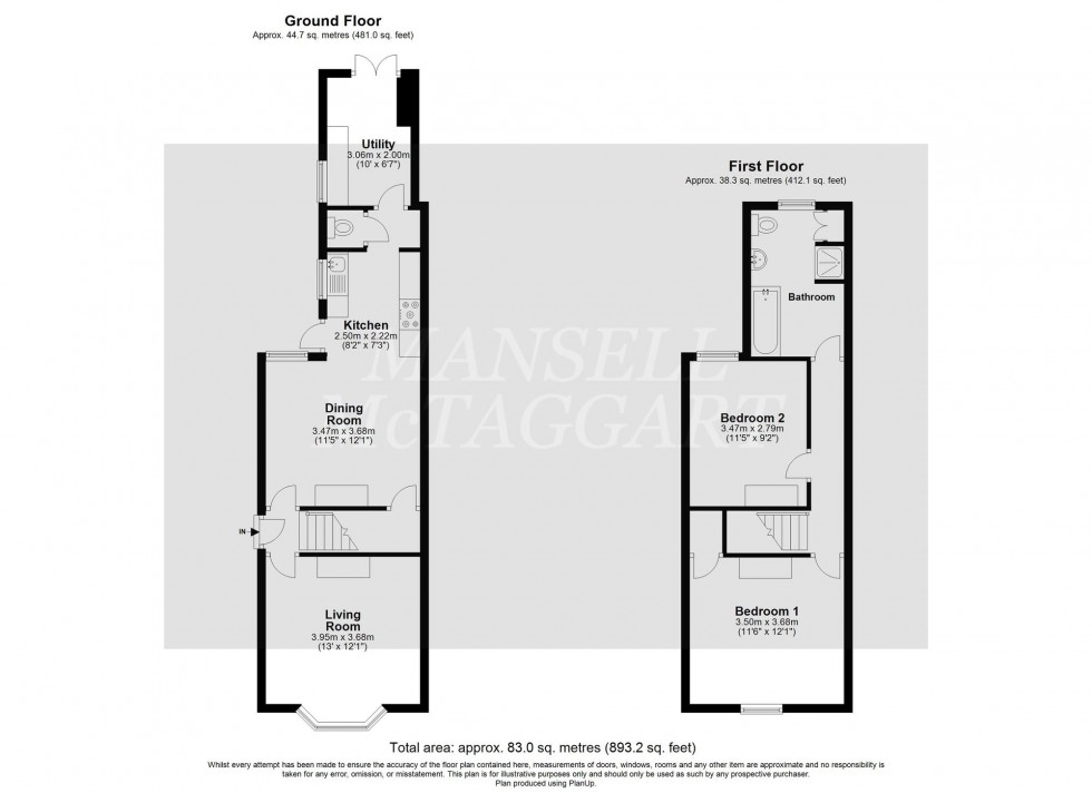 Floorplan for East Park, Crawley, RH10