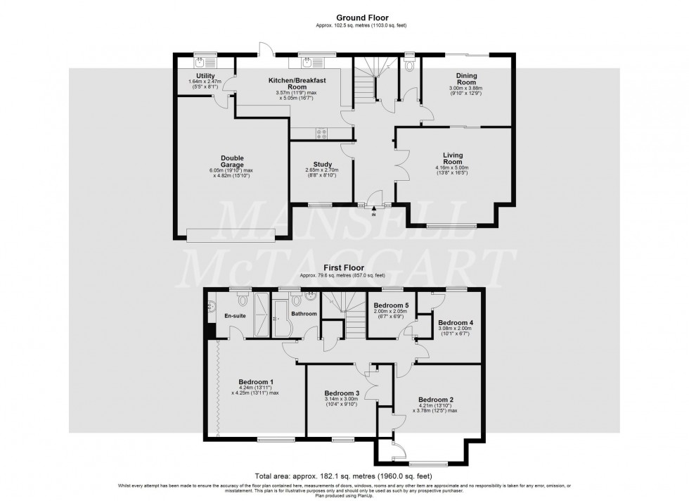 Floorplan for Kinnibrugh Drive, Dormansland, RH7