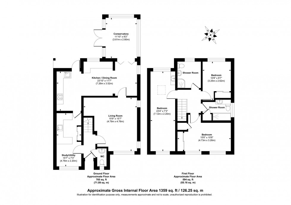 Floorplan for Beech Hill, Haywards Heath, RH16