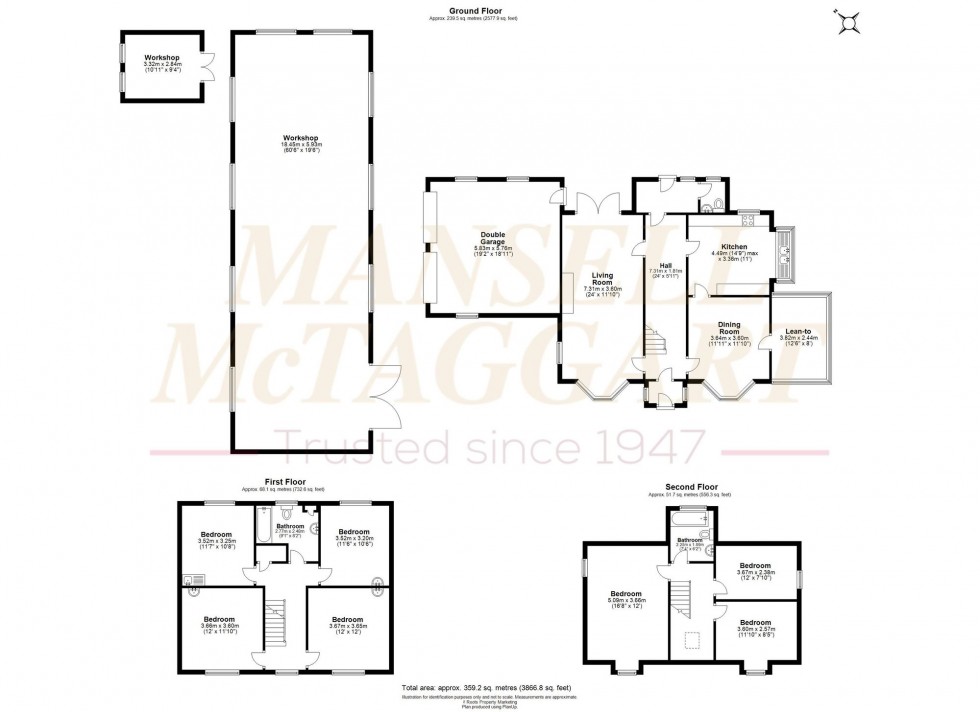 Floorplan for Haywards Heath Road, North Chailey, BN8