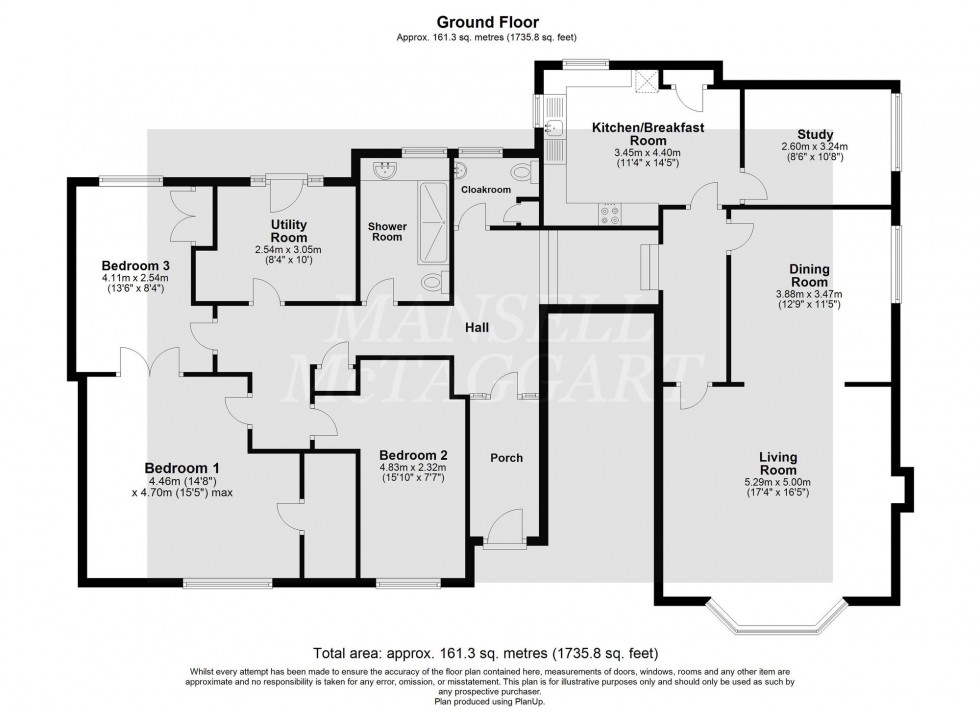 Floorplan for Ashdown Place, Forest Row, RH18