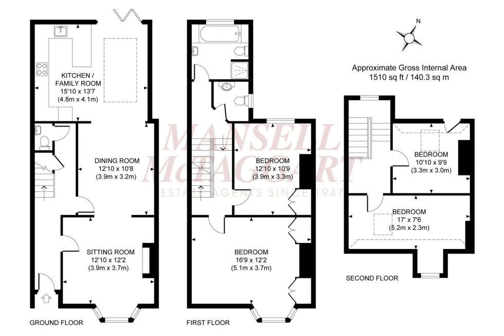 Floorplan for Slimbridge Road, Burgess Hill, RH15