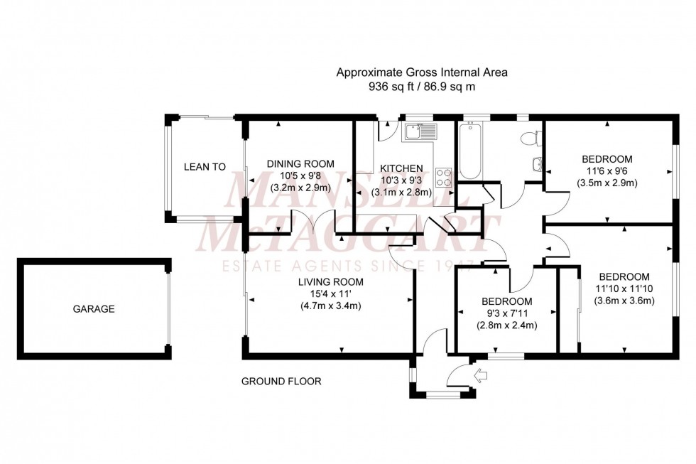 Floorplan for Oak Hall Park, Burgess Hill, RH15