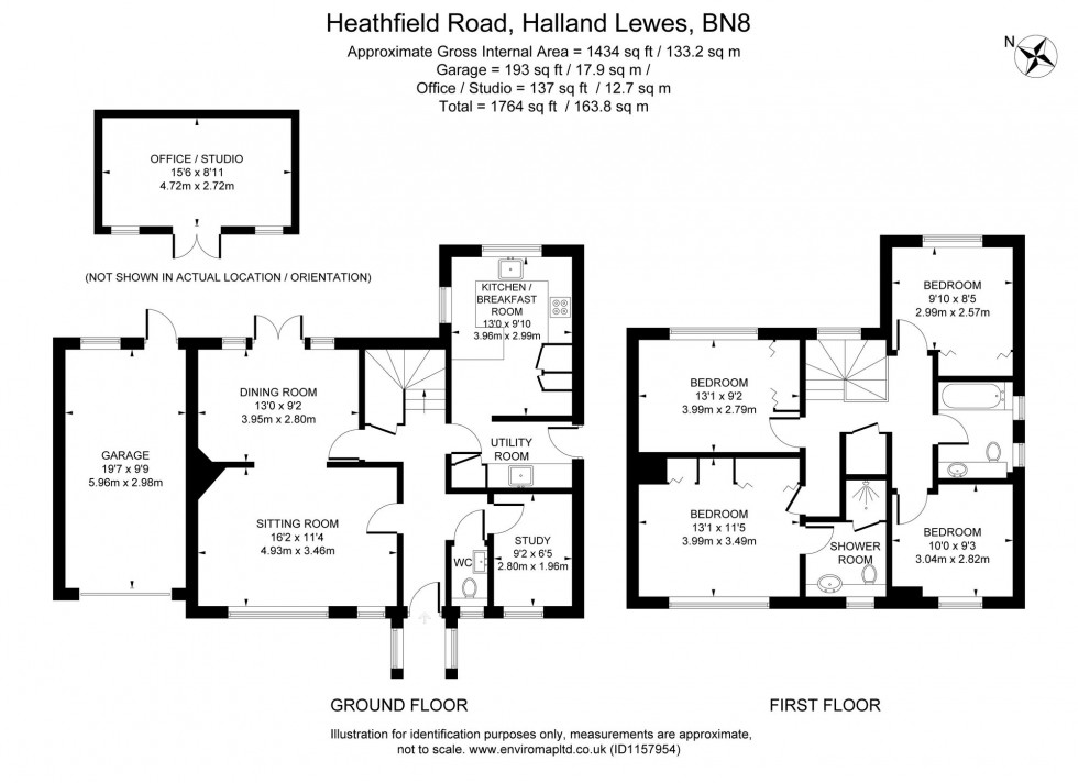 Floorplan for Heathfield Road, Halland, BN8