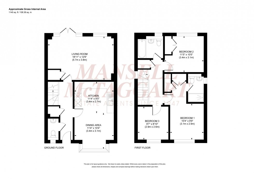 Floorplan for Templegate, Off Keymer Road, RH15