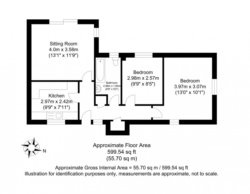 Floorplan for Beacon Close, Crowborough, TN6