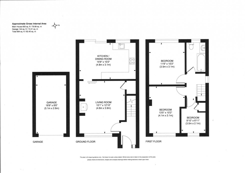 Floorplan for Fieldway, Lindfield, RH16