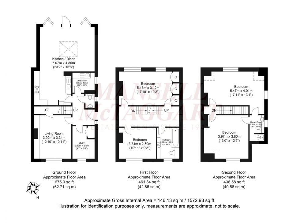 Floorplan for Scaynes Hill Road, Lindfield, RH16