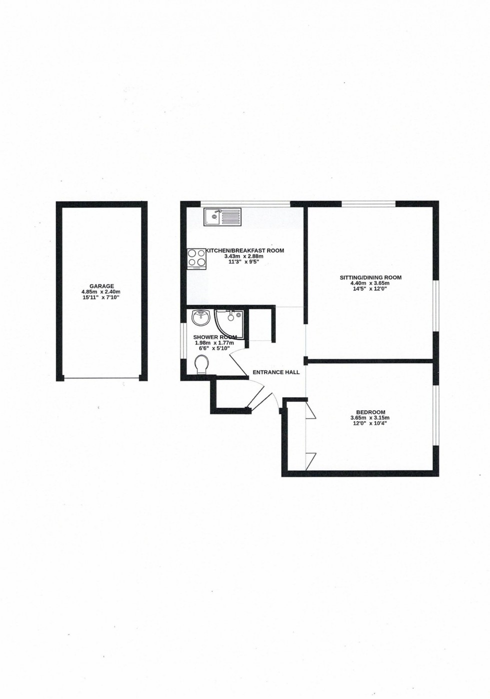 Floorplan for Longbridge Road, Horley, RH6