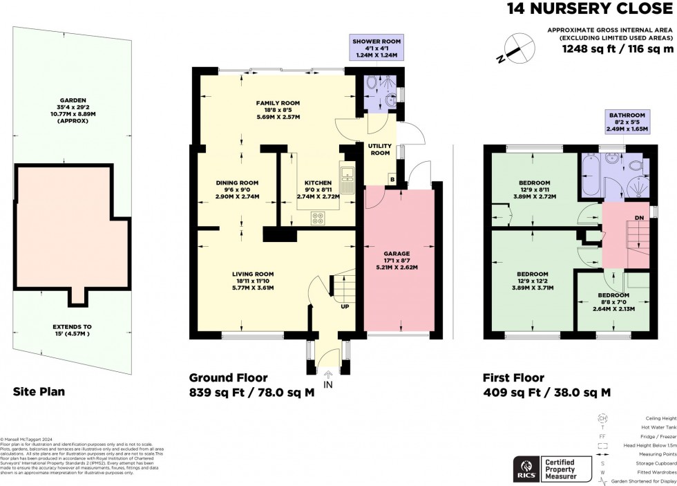 Floorplan for Nursery Close, Hurstpierpoint, BN6