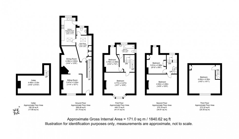 Floorplan for East Street, Lewes, BN7