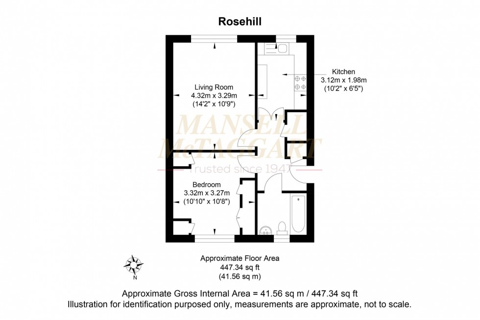 Floorplan for Rosehill, Billingshurst, RH14