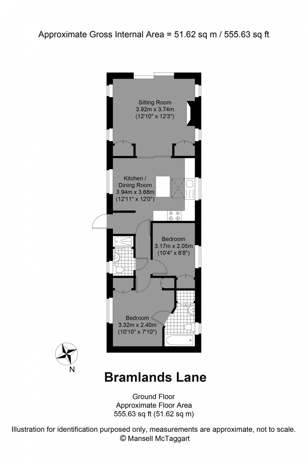 Floorplan for Bramlands Lane, Woodmancote, BN5