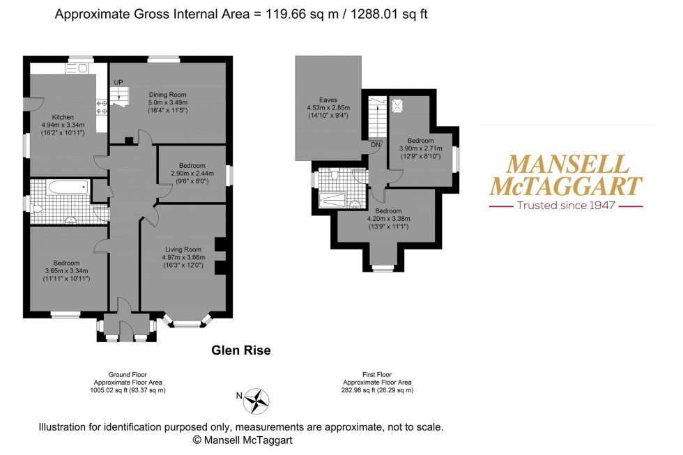 Floorplan for Glen Rise, Brighton, BN1