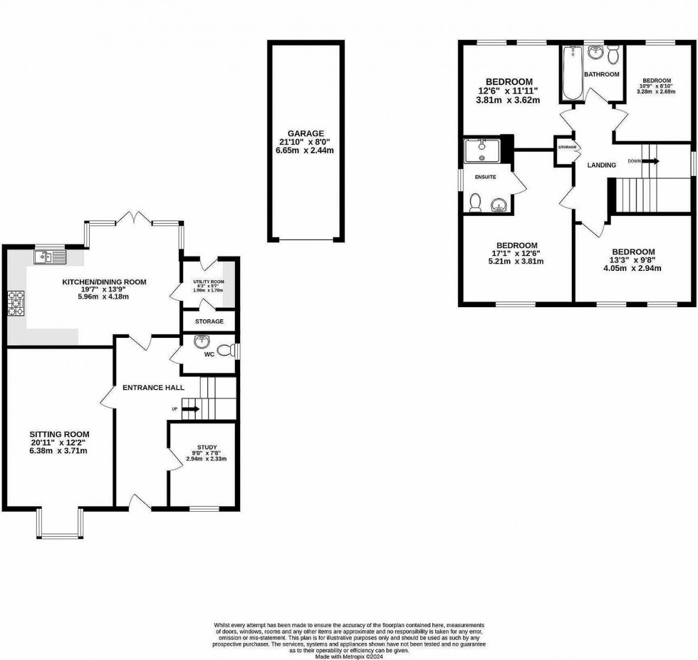 Floorplan for Meadowsweet Drive, Lindfield, RH16