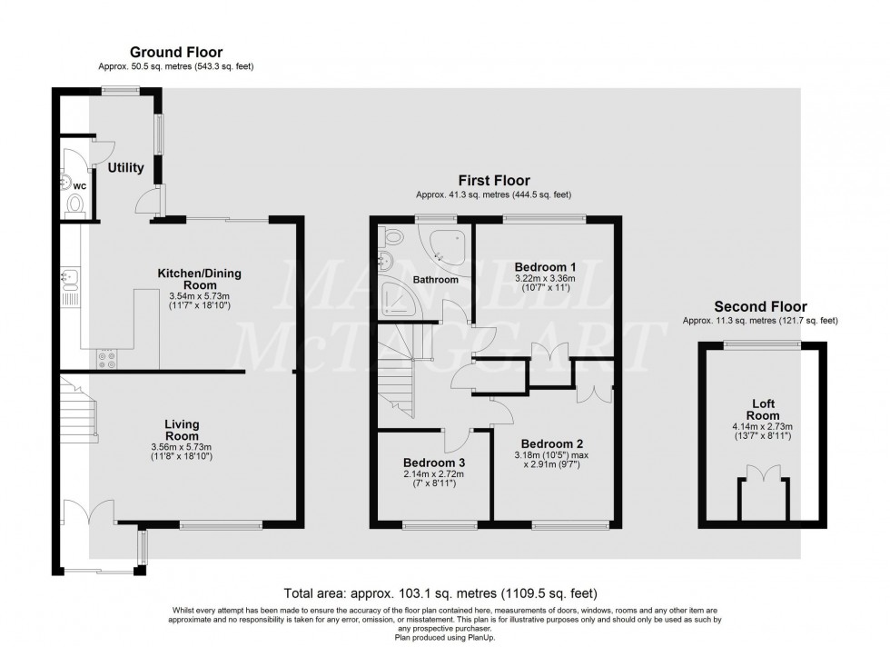 Floorplan for Charlwoods Road, East Grinstead, RH19