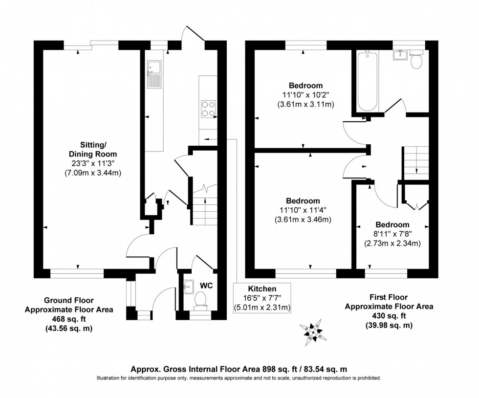 Floorplan for Noahs Ark Lane, Lindfield, RH16