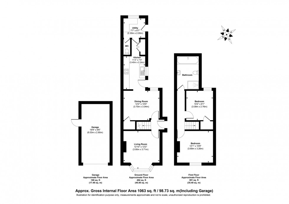 Floorplan for Franklynn Road, Haywards Heath, RH16