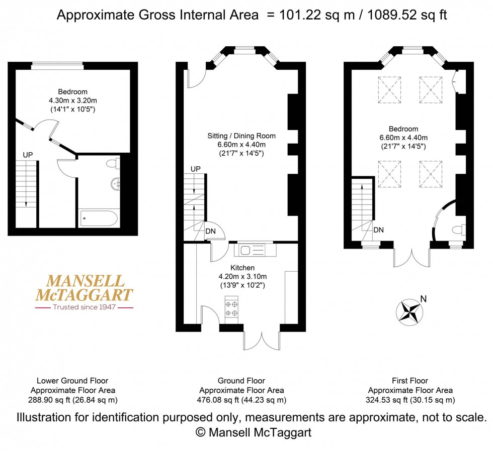 Floorplan for Hanover Street, Brighton, BN2